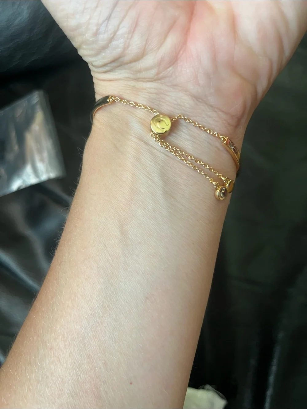 New Coach Cherry Charm Bangle Bracelet